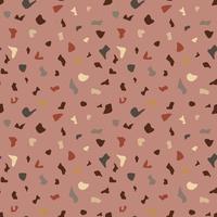 Terrazzo vector seamless pattern color.