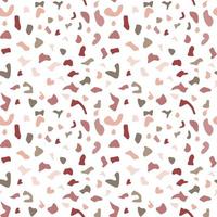 Terrazzo vector seamless pattern pastel color.