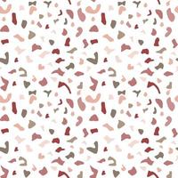 Terrazzo vector seamless pattern pastel color.