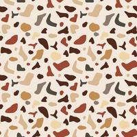 Terrazzo vector seamless pattern color.