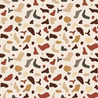 Terrazzo vector seamless pattern color.