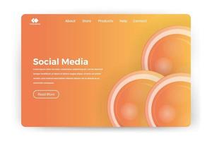 web page design templates for business, finance and marketing. vector