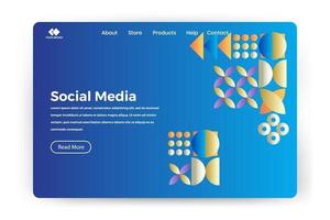web page design templates for business, finance and marketing. vector