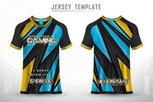 Sports jersey and t-shirt template sports jersey design vector mockup.