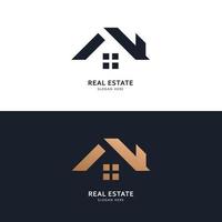 concepto de diseño de logotipo e icono de bienes raíces vector