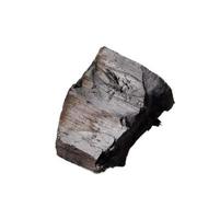 Wood charcoal isolated on a white background