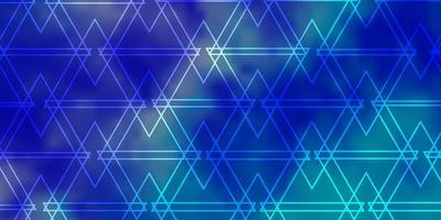 Light Pink, Blue vector layout with lines, triangles.