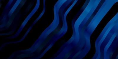 Dark BLUE vector pattern with curved lines.