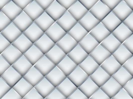 Abstract seamless pattern 3d white square silver grid lines background
