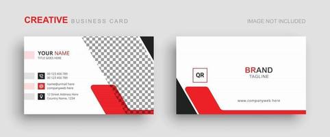 diseño de tarjeta de visita vector