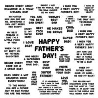Set of quotes about about fathers day. Cute hand drawn lettering