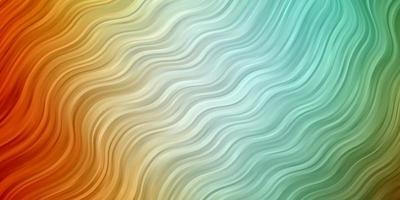 Light Green, Yellow vector background with wry lines.