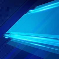 Abstract technology geometric blue color shiny motion background. vector