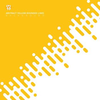Resumen diagonal amarillo mostaza líneas redondeadas transición de semitonos. vector