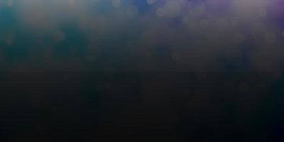 Light Pink, Blue vector texture with disks.