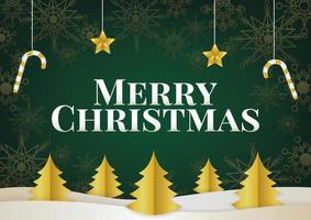 merry christmas art vector for banner design