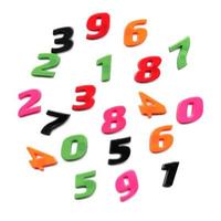 Plastic toy numbers photo