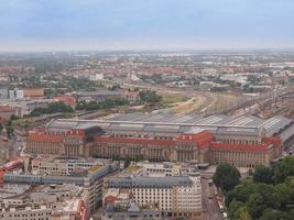 vista aérea de leipzig foto