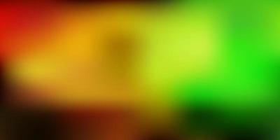 Light green, yellow vector abstract blur backdrop.