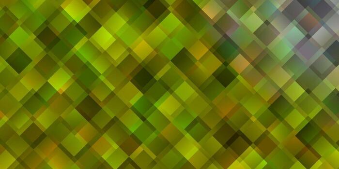 diseño de vector verde claro, amarillo con líneas, rectángulos.