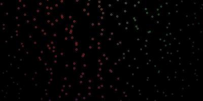 Dark Multicolor vector layout with bright stars.