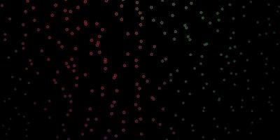 Dark Multicolor vector layout with bright stars.