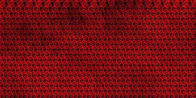 textura de vector rojo oscuro con símbolos religiosos.