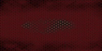 Dark Orange vector template with esoteric signs.