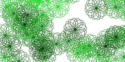 Light Green, Yellow vector pattern with spheres.