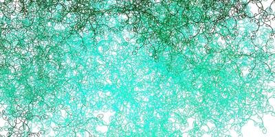 Light Green vector backdrop with curves.