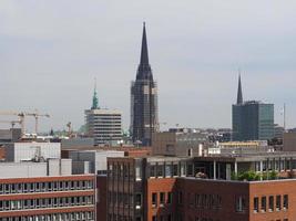 Hamburg skyline view photo