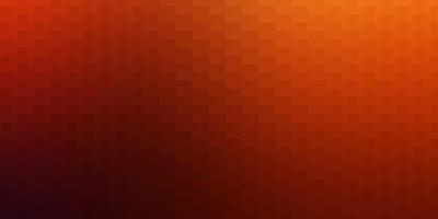 Dark Orange vector pattern in square style.
