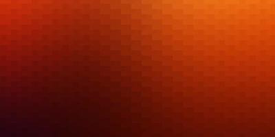 Dark Orange vector pattern in square style.