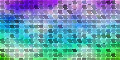 Light Multicolor vector template with rectangles.