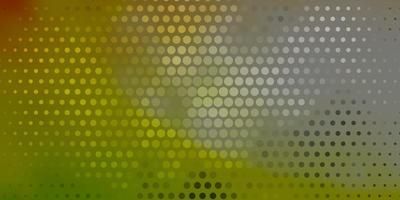 Light Green, Red vector template with circles.