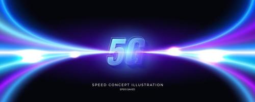 speed concept illustration, fast background vector