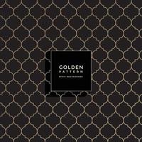 Luxury golden geometric pattern, abstract pattern background vector