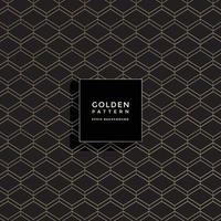 Luxury golden geometric pattern, abstract pattern background vector