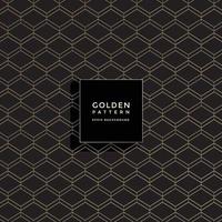 Luxury golden geometric pattern, abstract pattern background vector