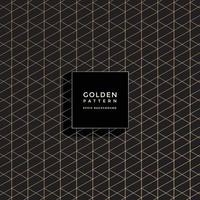 Luxury golden geometric pattern, abstract pattern background vector