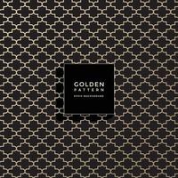 Luxury golden geometric pattern, abstract pattern background vector