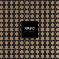 Luxury golden geometric pattern, abstract pattern background vector