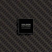 Luxury golden geometric pattern, abstract pattern background vector