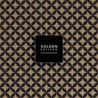 Luxury golden geometric pattern, abstract pattern background vector