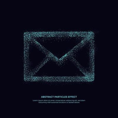 abstarct particles effect, glitter pattern object
