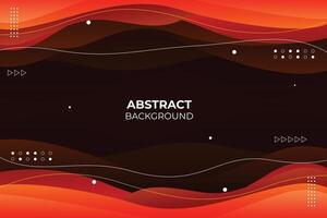 abstract orange waves background. orange abstract banner background. vector