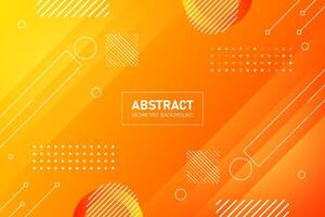 yellow abstract geometric background. abstract geometric shapes vector