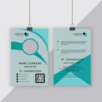Official Usable Id Card Template vector