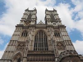 La iglesia de la abadía de Westminster en Londres foto