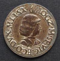 Ancient Ludovico Moro coin photo